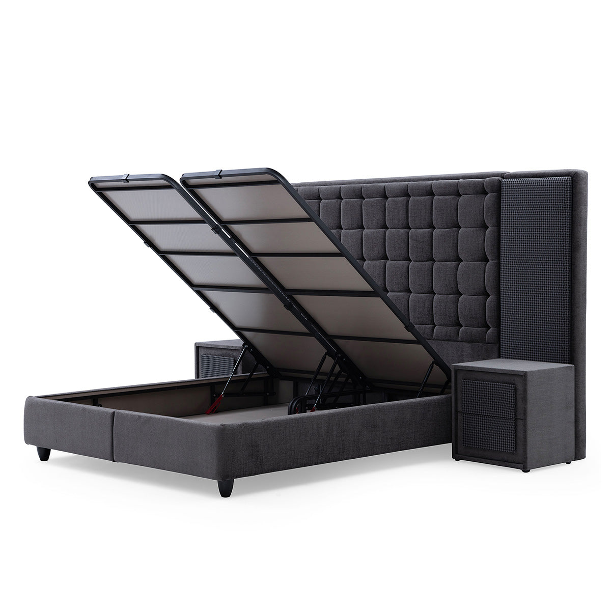 Onyx Boxspring met Opbergruimte – Luxe & Comfort